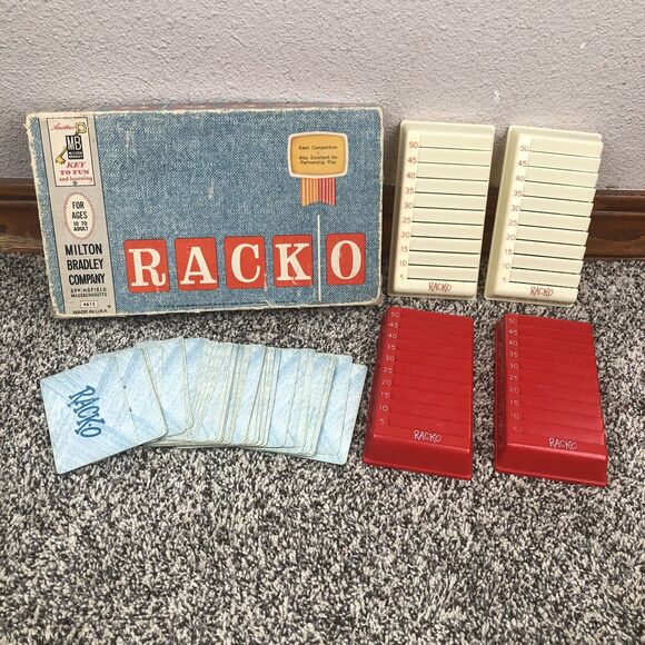 Milton Bradley Other - 1961 Complete Milton Bradley Game RACKO Rack O Game Original Vintage with Box